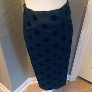ASOS polka dot pencil skirt